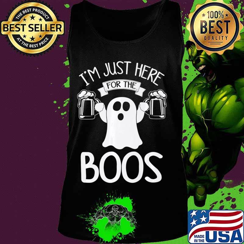I'm Just Here For The Boos Drinking Mom Wine Lover Premium T-Shirt Tank top I'm Just Here For The Boos Drinking Mom Wine Lover Premium T-Shirt Tank top