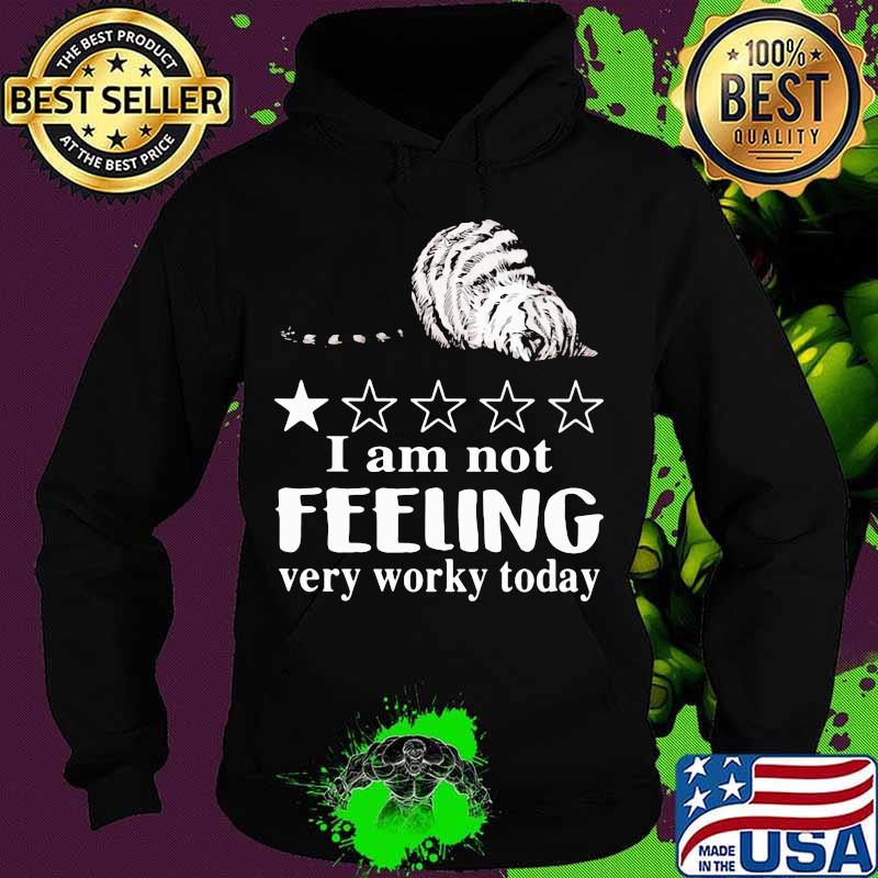 I'm not feeling very worky today rated one star cat s Hoodie I'm not feeling very worky today rated one star cat s Hoodie