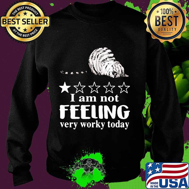 I'm not feeling very worky today rated one star cat s Sweater I'm not feeling very worky today rated one star cat s Sweater