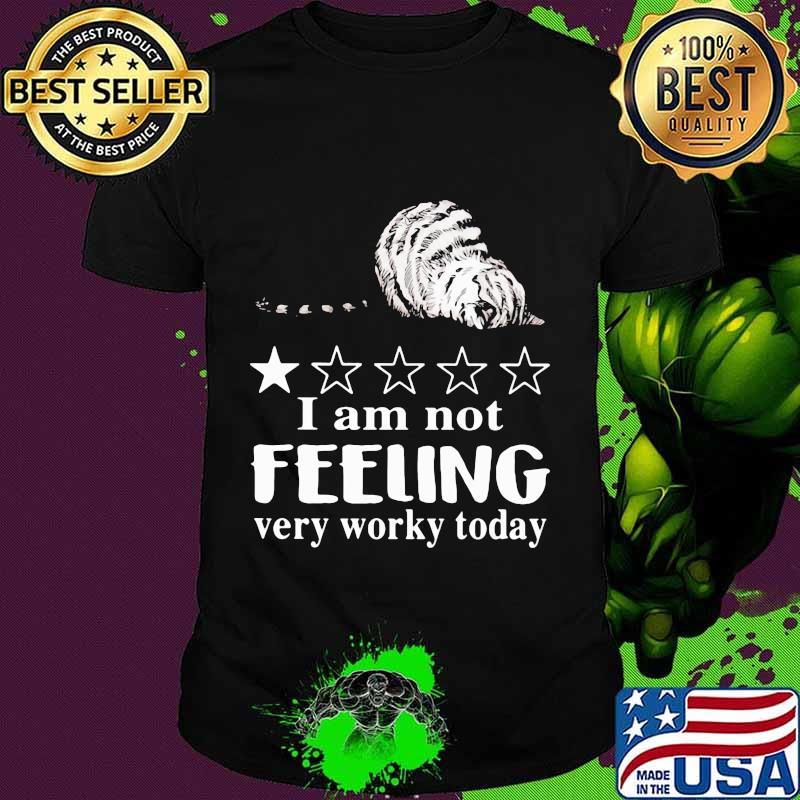 I'm not feeling very worky today rated one star cat shirt I'm not feeling very worky today rated one star cat shirt