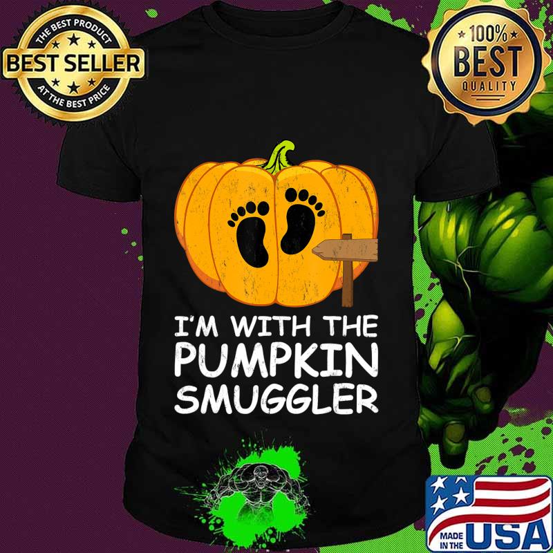 I'm With The Pumpkin Smuggler Costume Halloween T-Shirt