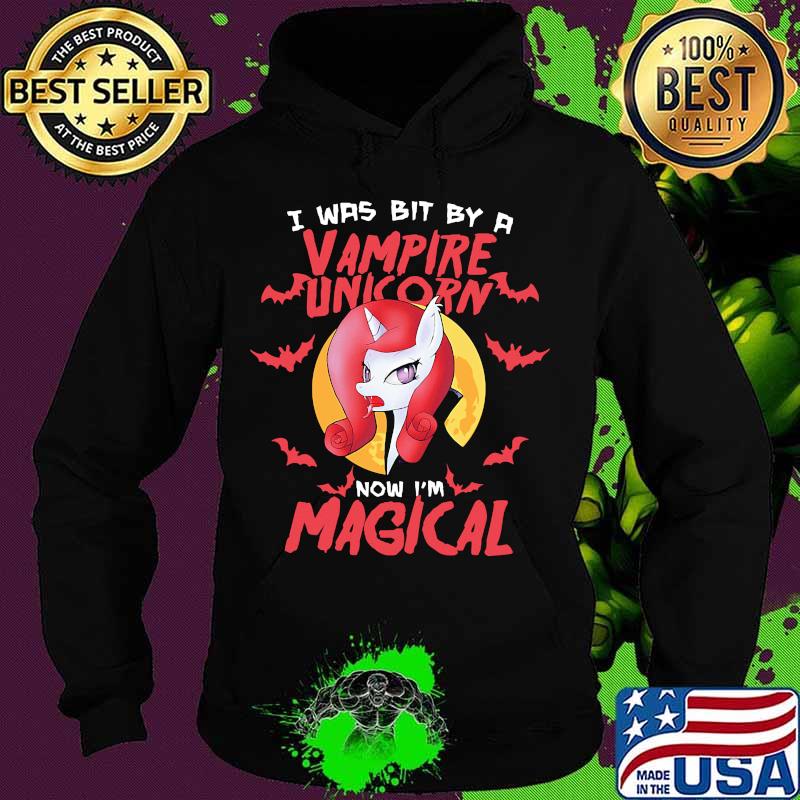 I Was Bit By A Vampire Unicorn Now I'm Magical Moon Halloween Shirt Hoodie I Was Bit By A Vampire Unicorn Now I'm Magical Moon Halloween Shirt Hoodie