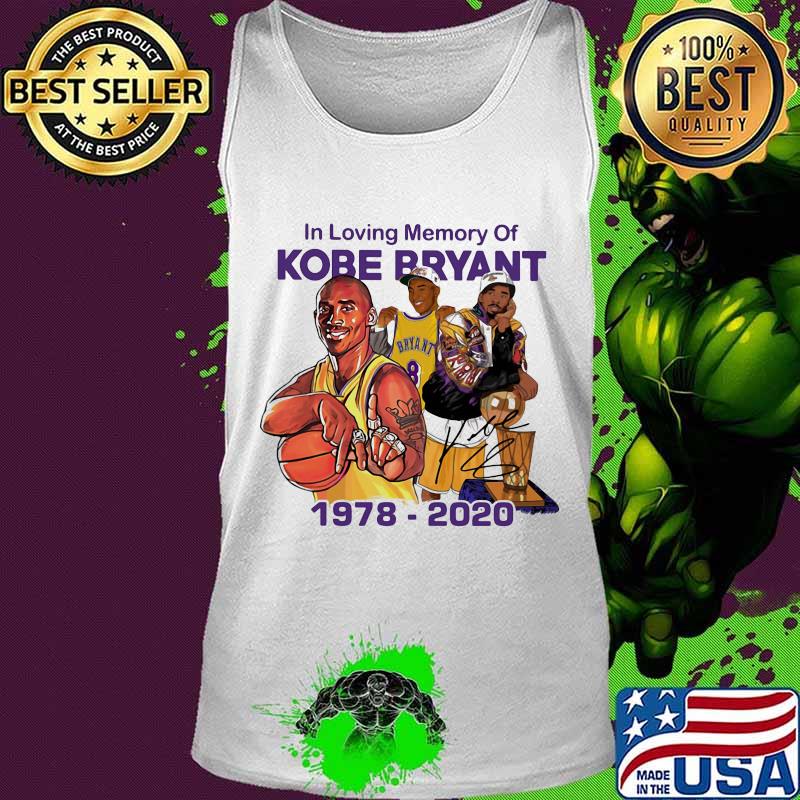 In loving memory of kobe bryant basketball 1978 2020 s Tank top In loving memory of kobe bryant basketball 1978 2020 s Tank top