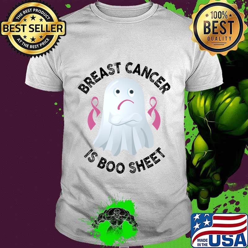 In October we wear Pink Breast Cancer Boo Sheet Halloween T-Shirt In October we wear Pink Breast Cancer Boo Sheet Halloween T-Shirt