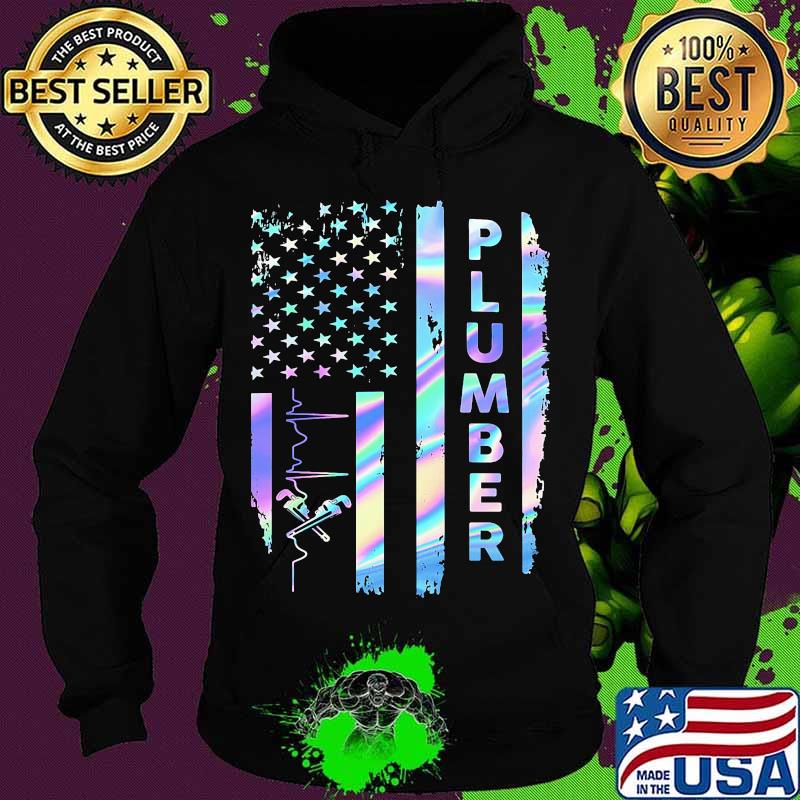 Independence day hologram plumber s Hoodie Independence day hologram plumber s Hoodie