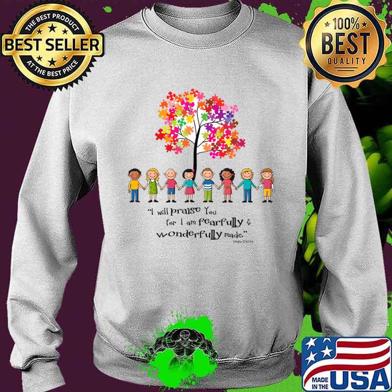 International kids, Fearfully & wonderfully made. Psalm 139 T-Shirt Sweater International kids, Fearfully & wonderfully made. Psalm 139 T-Shirt Sweater