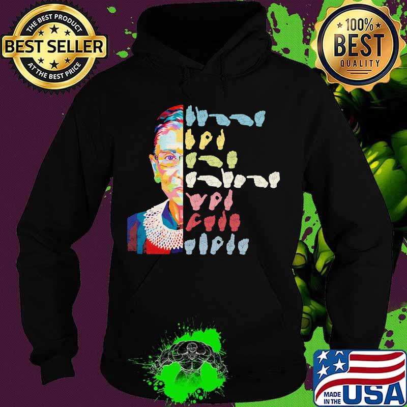 International sign language ruth bader ginsburg vintage s Hoodie International sign language ruth bader ginsburg vintage s Hoodie