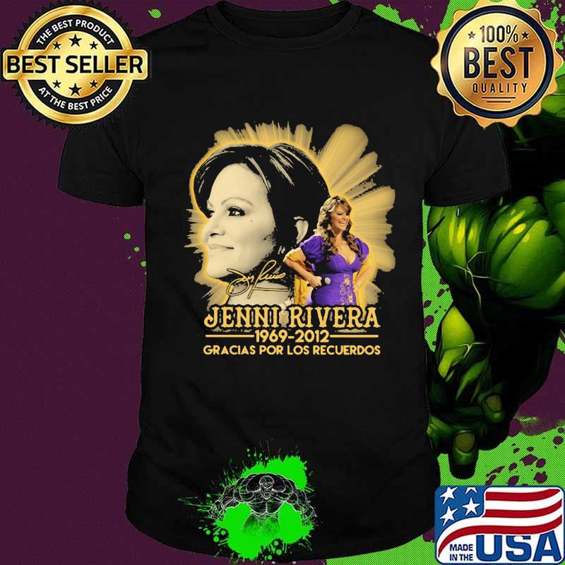 Jenni rivera 1969 2012 gracias por los recuerdos signature shirt Jenni rivera 1969 2012 gracias por los recuerdos signature shirt