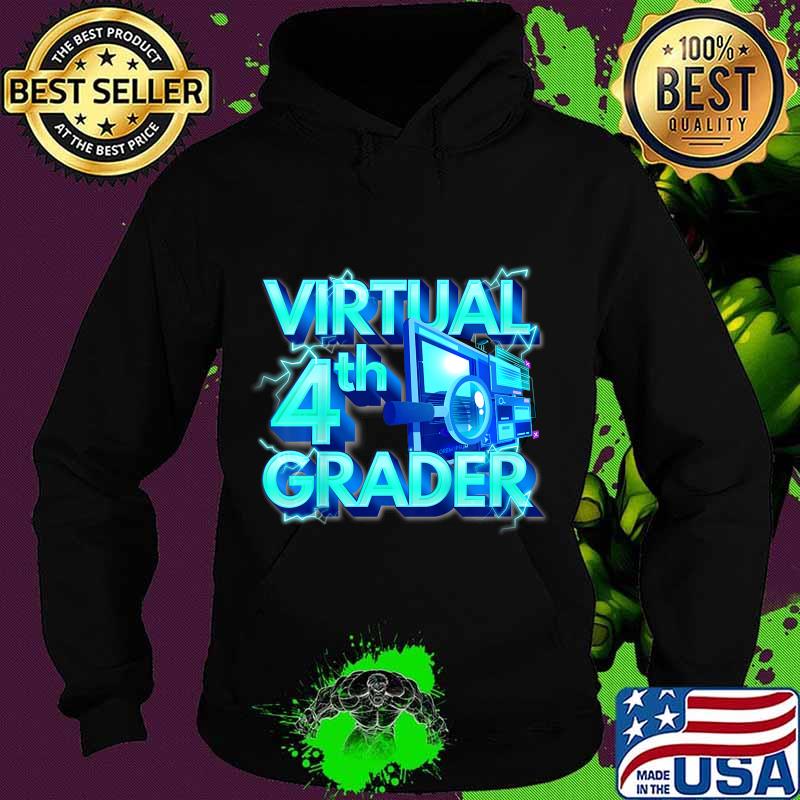 Kids Homeschool 4th grade shirt Virtual 4th Grader Back to School T-Shirt Hoodie Kids Homeschool 4th grade shirt Virtual 4th Grader Back to School T-Shirt Hoodie