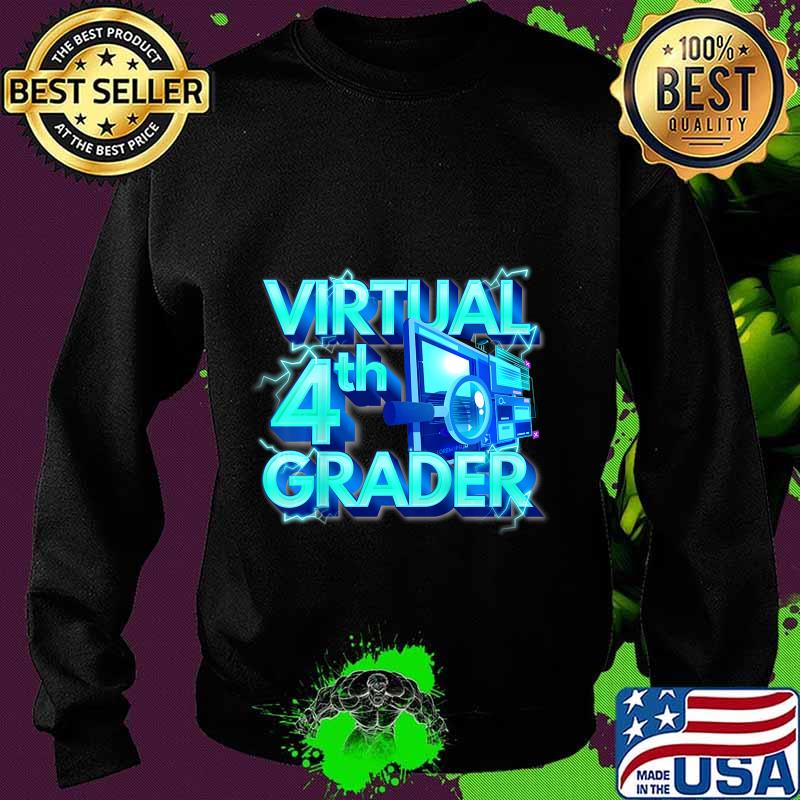 Kids Homeschool 4th grade shirt Virtual 4th Grader Back to School T-Shirt Sweater Kids Homeschool 4th grade shirt Virtual 4th Grader Back to School T-Shirt Sweater