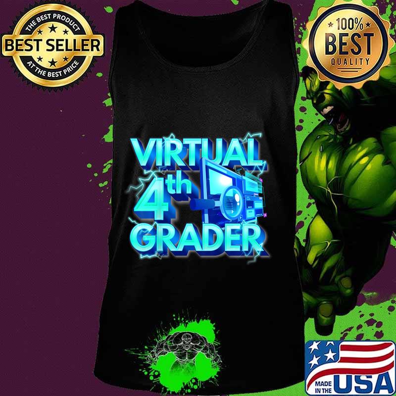 Kids Homeschool 4th grade shirt Virtual 4th Grader Back to School T-Shirt Tank top Kids Homeschool 4th grade shirt Virtual 4th Grader Back to School T-Shirt Tank top
