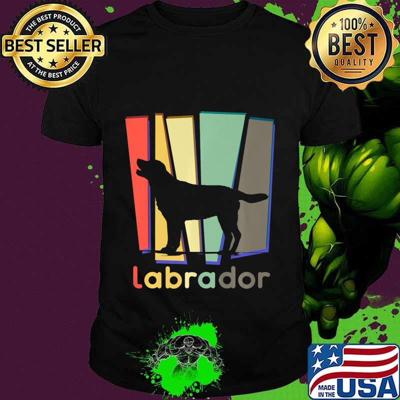 Labrador Retriever Vintage Retro Dog Premium T-Shirt