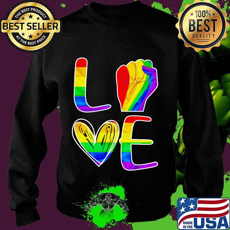 Lgbt love black lives matter rainbow s Sweater Lgbt love black lives matter rainbow s Sweater