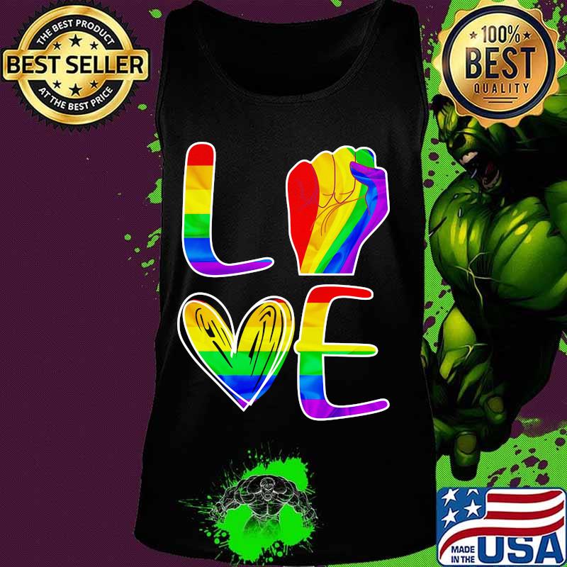 Lgbt love black lives matter rainbow s Tank top Lgbt love black lives matter rainbow s Tank top