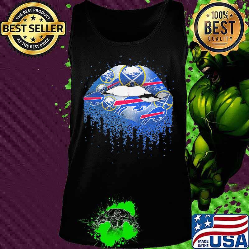 Lips buffalo sabres buffalo bills s Tank top Lips buffalo sabres buffalo bills s Tank top