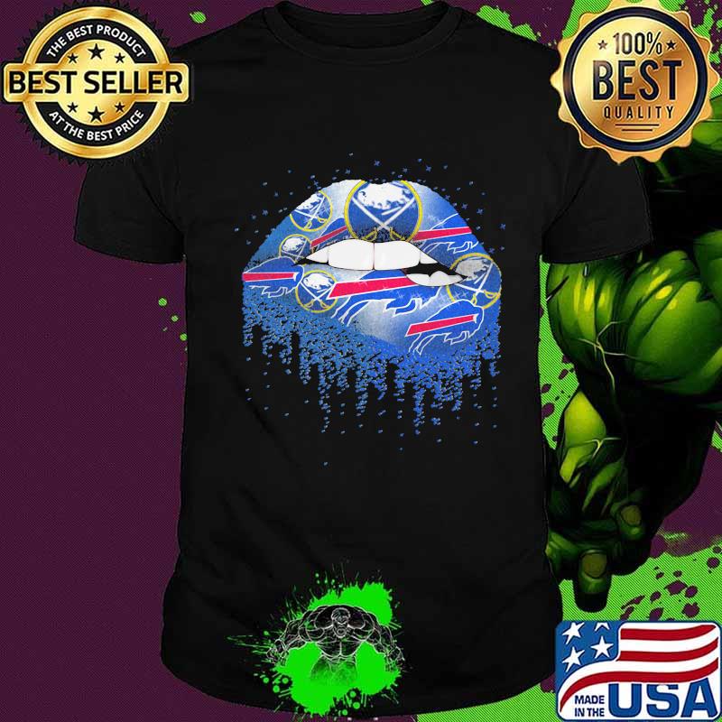 Lips buffalo sabres buffalo bills shirt