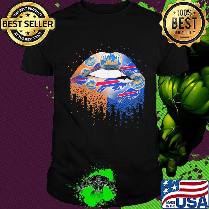Lips new york mets buffalo bills shirt