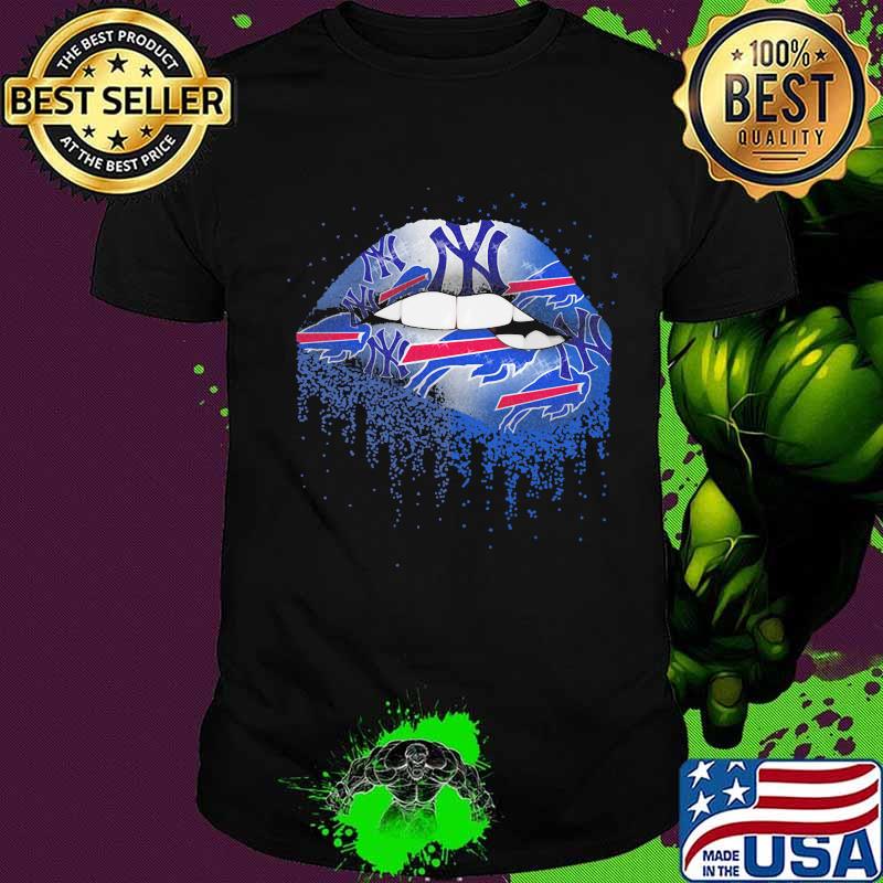 Lips new york yankees buffalo bills shirt