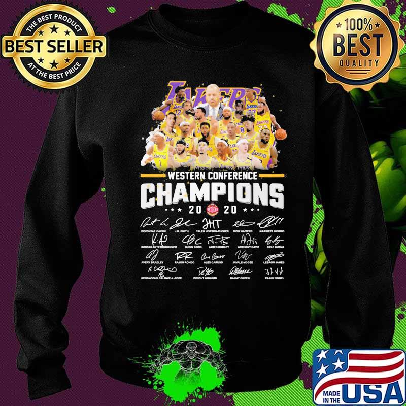 Los angeles western conference champions signatures s Sweater Los angeles western conference champions signatures s Sweater
