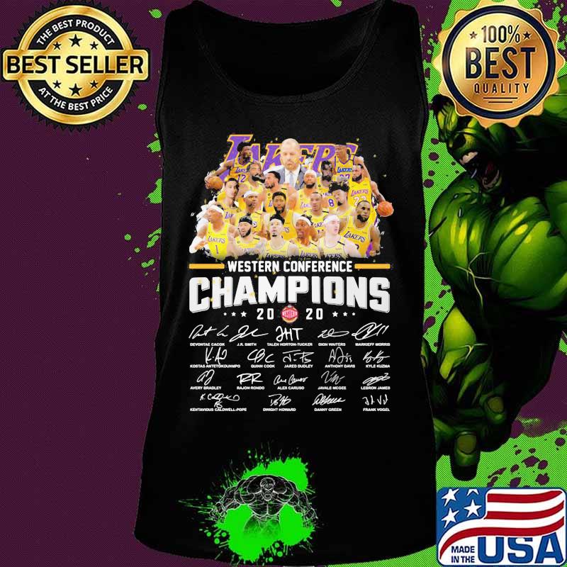 Los angeles western conference champions signatures s Tank top Los angeles western conference champions signatures s Tank top