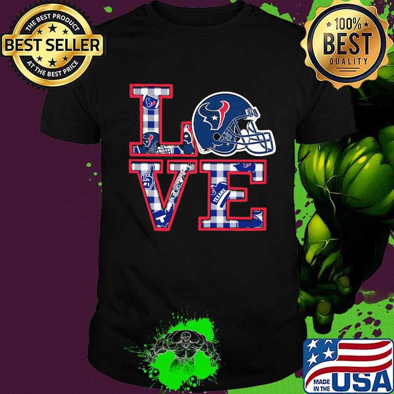 Love houston texas football america shirt