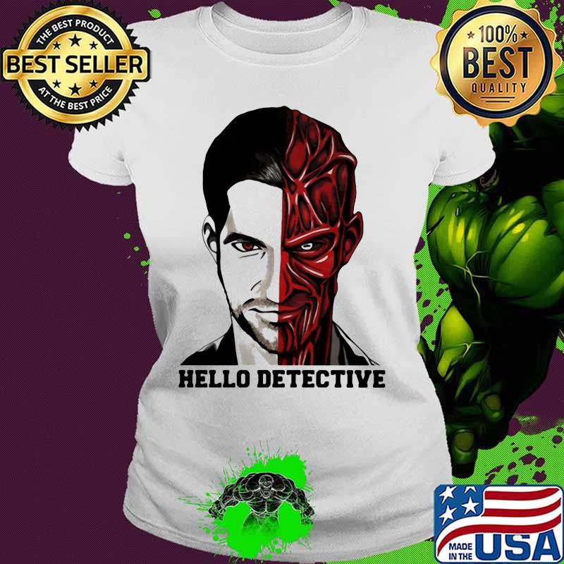 Lucifer desenho hello detective s Ladies tee Lucifer desenho hello detective s Ladies tee