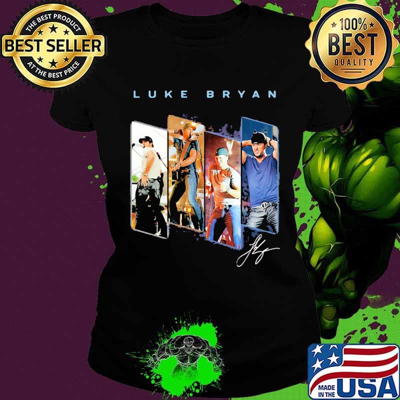 Luke bryan singer signature vintage s Ladies tee Luke bryan singer signature vintage s Ladies tee