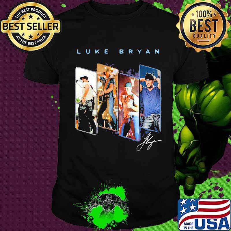 Luke bryan singer signature vintage shirt