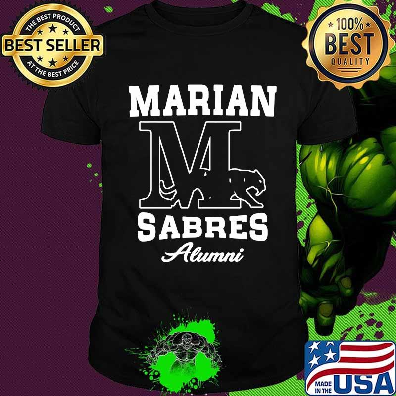 Marian sabres alumni logo shirt
