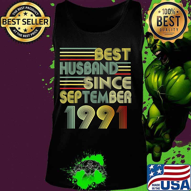 Mens 29th Wedding Anniversary Gift Best Husband Since Sep 1991 T-Shirt Tank top Mens 29th Wedding Anniversary Gift Best Husband Since Sep 1991 T-Shirt Tank top