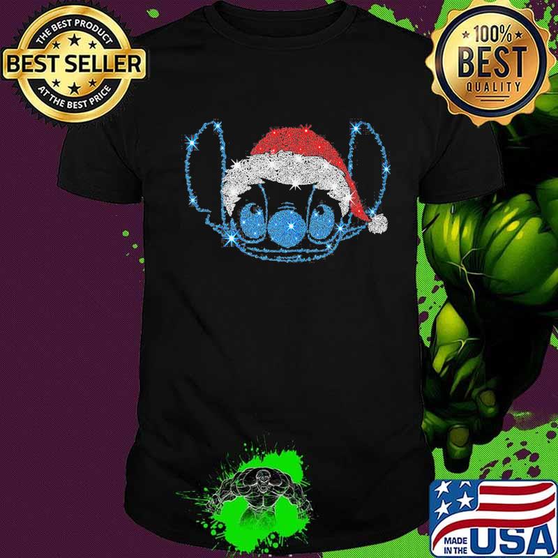 Merry christmas stitch diamond shirt