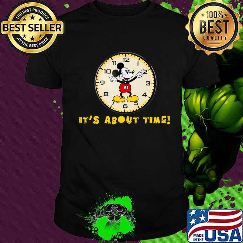 Mickey It's About Time T-Shirt