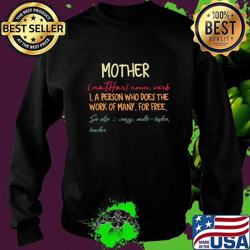 Mother definition noun verb a person who does the work s Sweater Mother definition noun verb a person who does the work s Sweater