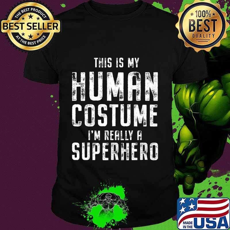 My Human Costume Funny Vintage Halloween Costume T-Shirt