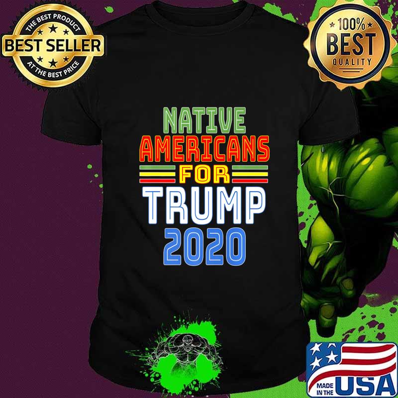 Native Americans For Trump 2020 Pro Trump Indigenous People Premium T-Shirt