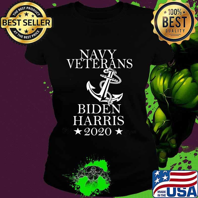 Navy Veterans Vote for Biden Harris 2020 T-Shirt Ladies tee Navy Veterans Vote for Biden Harris 2020 T-Shirt Ladies tee
