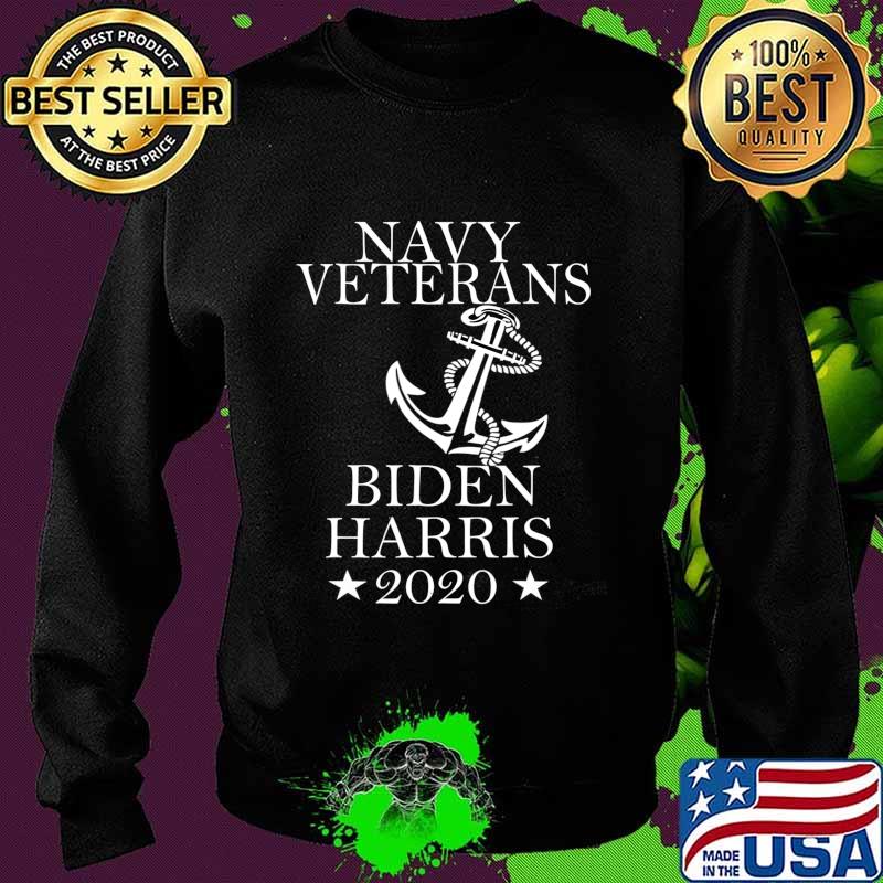 Navy Veterans Vote for Biden Harris 2020 T-Shirt Sweater Navy Veterans Vote for Biden Harris 2020 T-Shirt Sweater