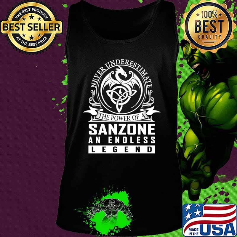 Never Underestimate The Power of a SANZONE T-Shirt Tank top Never Underestimate The Power of a SANZONE T-Shirt Tank top