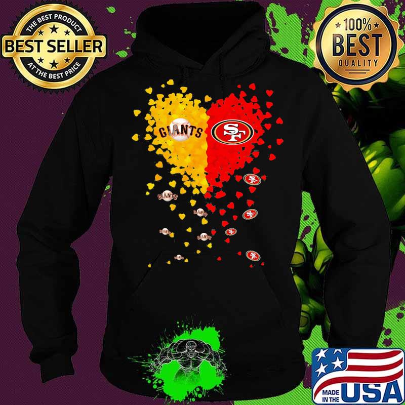 New york giants san francisco 49ers hearts s Hoodie New york giants san francisco 49ers hearts s Hoodie