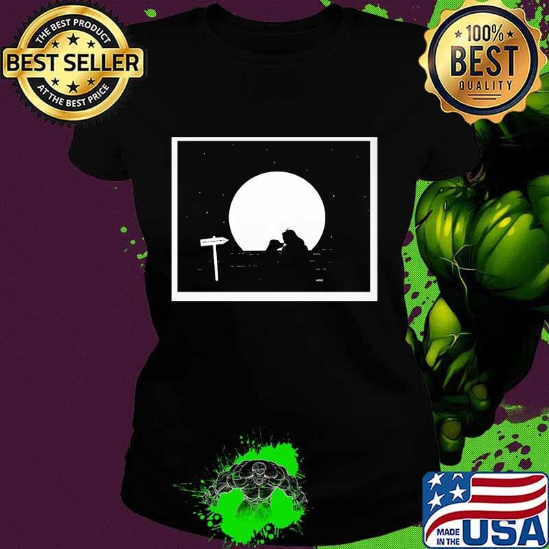 Official aro moon dog woman halloween s Ladies tee Official aro moon dog woman halloween s Ladies tee