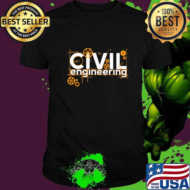 Official civil engineering vintage shirt