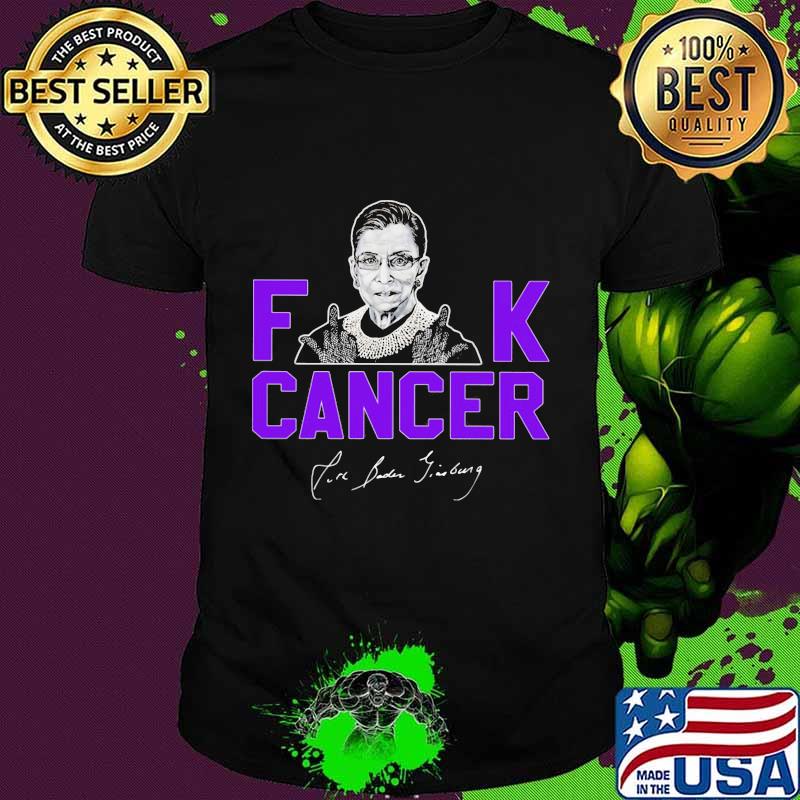 Official fuck cancer ruth bader ginsburg feminist shirt