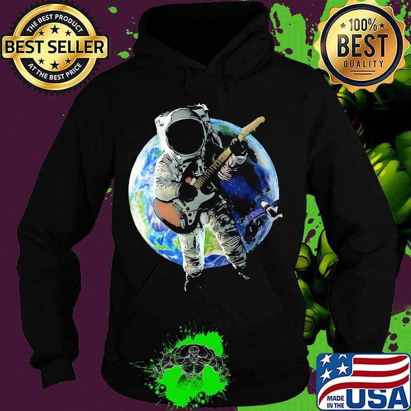 Official guitar astronaut earth s Hoodie Official guitar astronaut earth s Hoodie