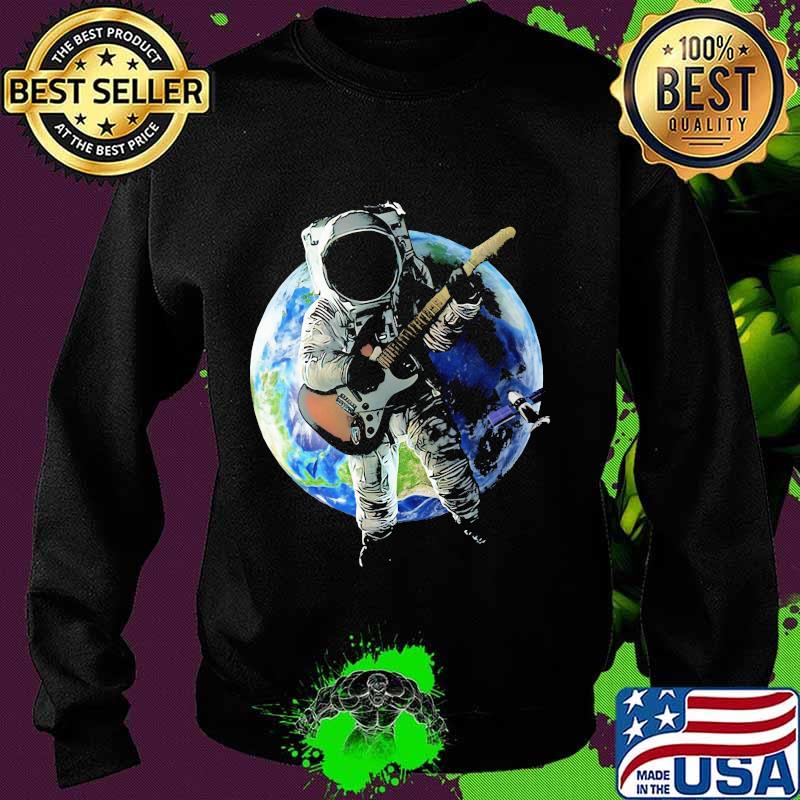 Official guitar astronaut earth s Sweater Official guitar astronaut earth s Sweater
