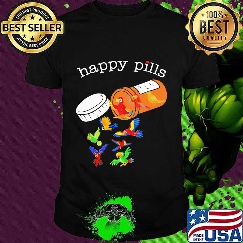 Official Happy Pills Parrots Shirt