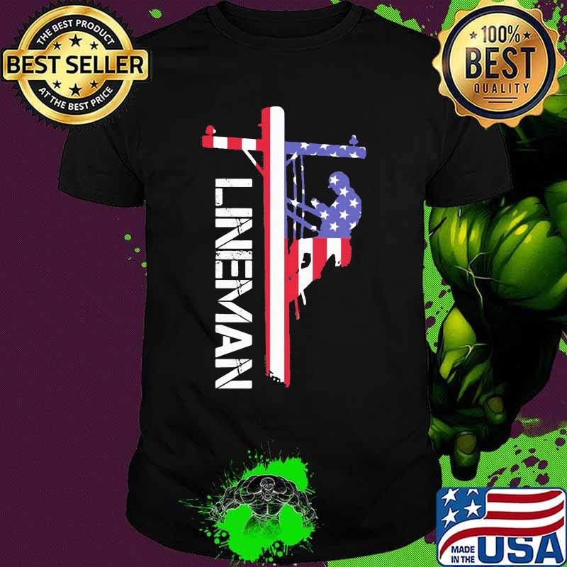 Official Lineman American Flag shirt
