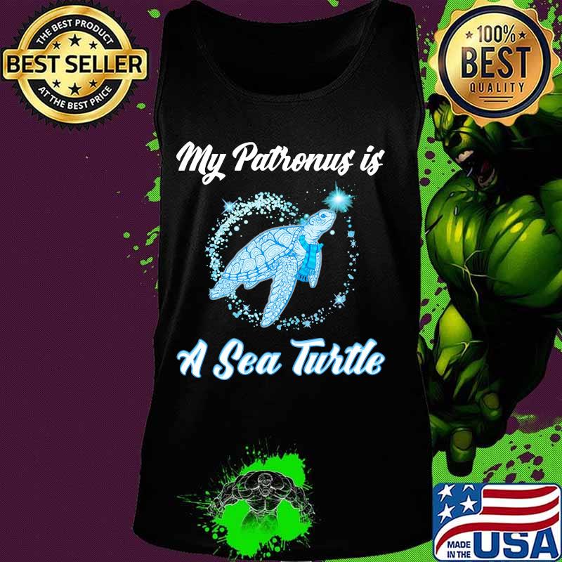 Official my patronus is a sea turtle bling quote s Tank top Official my patronus is a sea turtle bling quote s Tank top