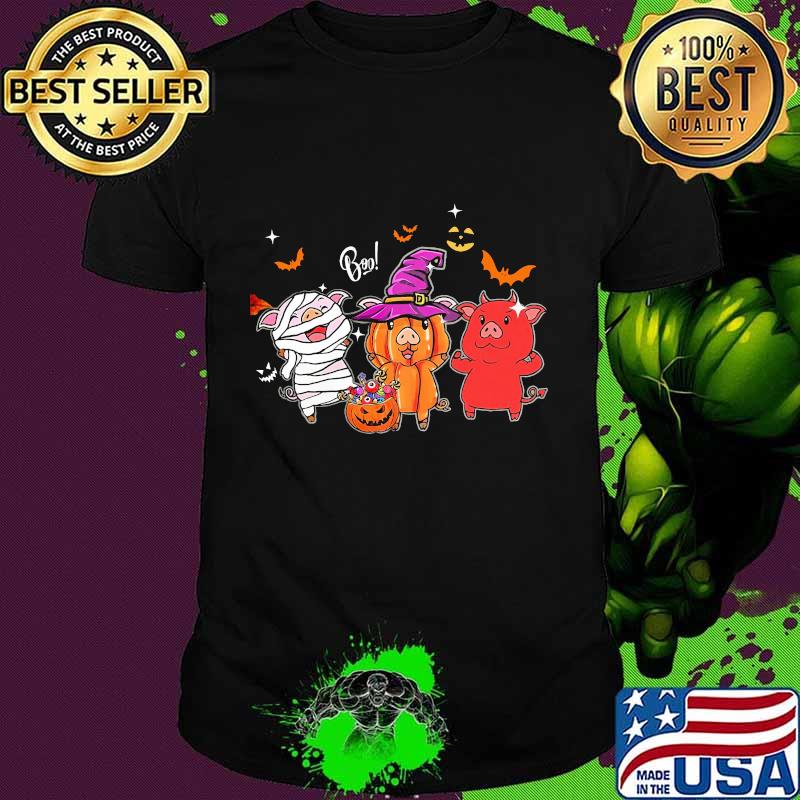 Official pig witch pumpkin halloween shirt