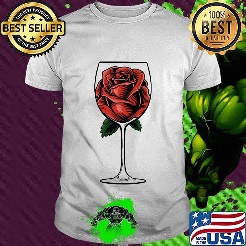 Official Rose Wine Glass Shirt