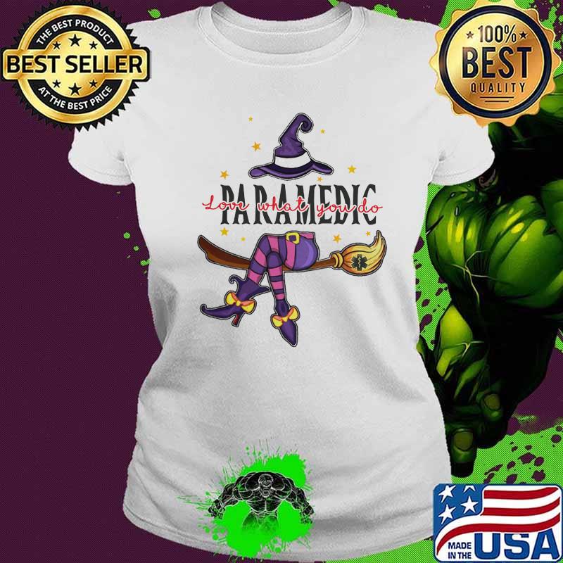 Paramedic witch stars halloween s Ladies tee Paramedic witch stars halloween s Ladies tee